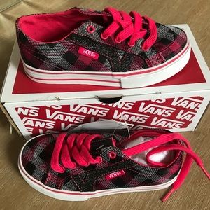 NWT Vans Shoes Toddler Girls Size 11.5
